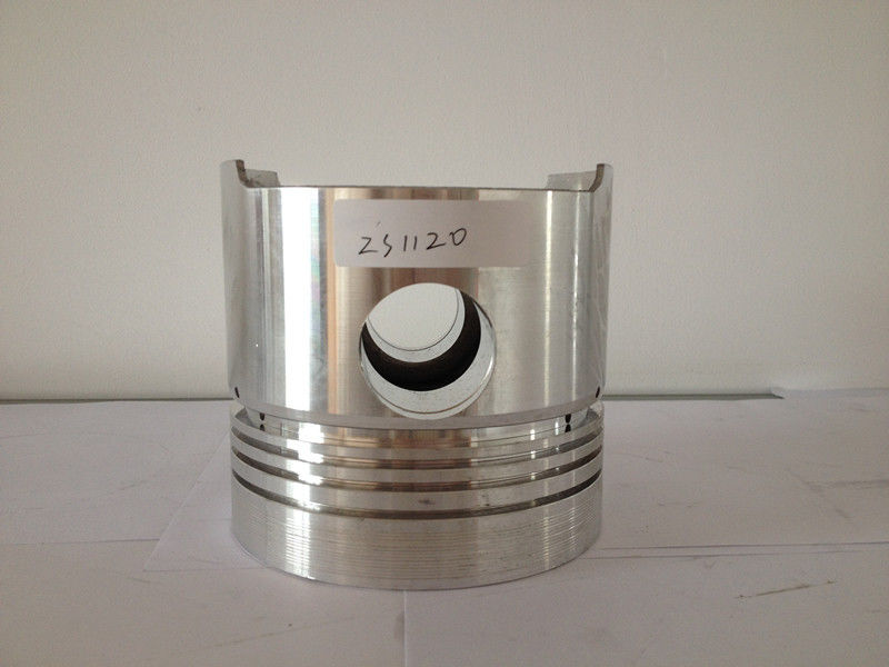 OEM Yanmar Single Cylinder Truck Engine Piston Four Rings Silvery Color